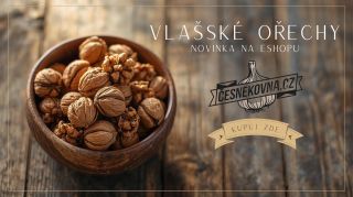 Novinka na našem e-shopu! Čerstvé, křupavé a plné chuti – vlašské ořechy, které si zamilujete. Ideální jako zdravá...